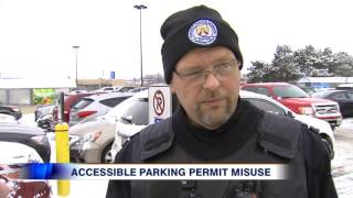 Video Family members misusing accessible parking permits [upl. by Ewnihc]