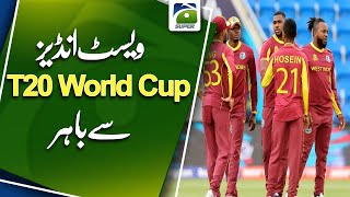 Twotime champions West Indies knocked out of T20 WC [upl. by Releehw]