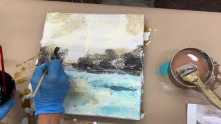 Start to Finish Building the Image  Encaustic Painting Tutorial [upl. by Ahsiad]