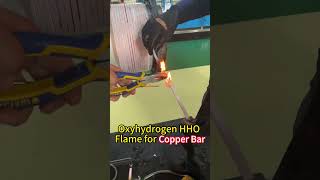 Okay Energy HHO Oxyhydrogen Flame for Transformer Copper Bar Welding Brazing [upl. by Jurkoic806]