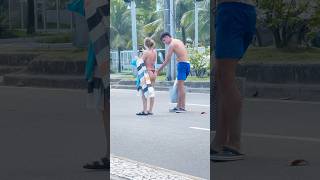 🇧🇷 Tourists Enjoying Ipanema Beach shorts [upl. by Newol]