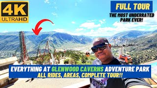 4K EVERYTHING at Glenwood Caverns Adventure Park  All Rides  Areas  Complete tour [upl. by Eldnar]