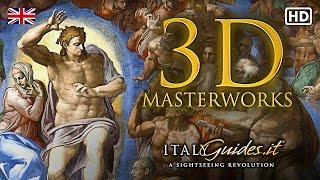 Sistine Chapel Last Judgment  Michelangelo 2 of 2  3D virtual tour amp documentary [upl. by Noiram]