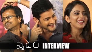 SPYDER Team Special Interview  Mahesh Babu  Rakul Preet Singh  TFPC [upl. by Ujawernalo]