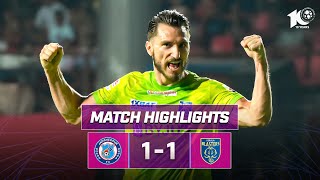 Match Highlights  Jamshedpur FC 11 Kerala Blasters FC  MW 20  ISL 202324 [upl. by Garceau518]