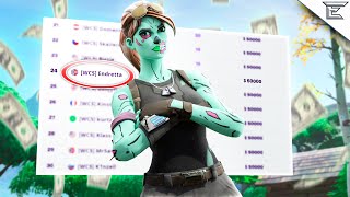 24TH IN WORLD CUP SOLO FINALS Fortnite Custom Gameplay  Endretta [upl. by Dugan]