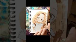 Kawai Takagisan drawing  Karakai Jōzu no Takagisan drawing shorts art anime takagisan [upl. by Darcee365]