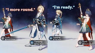 Yunli amp Yanqing response when You add them TOGETHER [upl. by Tomkin846]