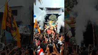 khairani Cha Raja Andheri Sakhi Naka Ganpati Aagman 2024🚩🚩♥️♥️ shortsvideo ganpatibappamorya [upl. by Ynatterb]