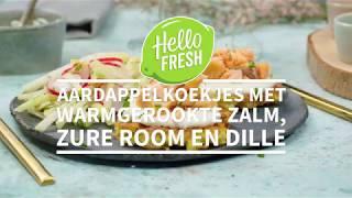 Aardappelkoekjes met warmgerookte zalm [upl. by Enehpets]