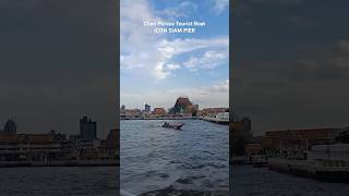 Chao Phraya Tourist Boat ICON SIAM Pier bangkok chaophrayariver rivercitybangkok iconsiam [upl. by Aineles]