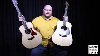 Taylor GS Mini VS Martin Dreadnought Junior Comparison [upl. by Benoite]