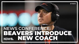 New Oregon State football head coach Trent Bray introductory press conference [upl. by Zat]