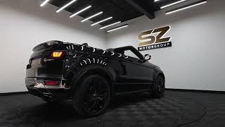 RANGE ROVER EVOQUE CONVERTIBLE  STEALTH PACK  SZ MOTORGROUP NOTTINGHAM [upl. by Alleuqahs]