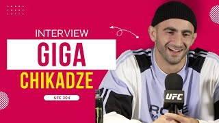 Giga Chikadze full UFC 304 media day interview [upl. by Naamana319]