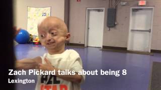 Zach Pickard Lexington boy with progeria is now 8 [upl. by Ole]