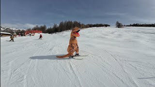 My fourth day of skiing  the best of the Mottolino amp Livigno ski resort [upl. by Siahc]