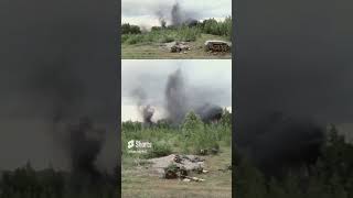 Allied fighters destroy German positions CARENTAN IN NORMANDY 1944 [upl. by Naashar79]