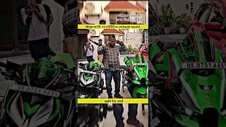 Kawasaki ninja zx10r vs z1000 sc exhaust ðŸ¤¬sound viralzx10rz1000exhaust [upl. by Anifad]