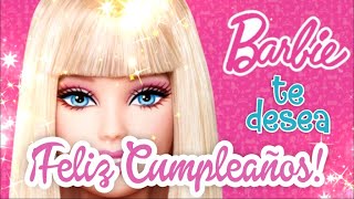 BARBIE🥳 🎈😃¡Feliz Cumpleaños😃🎈  Tarjeta Animada de Felicitación [upl. by Haidabez146]