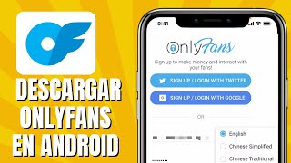 Cómo DESCARGAR ONLYFANS En Android [upl. by Aihsoek545]