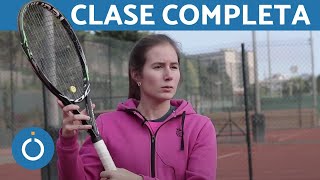 Clases de TENIS para PRINCIPIANTES 🎾 Saque  Revés  Smash y MUCHO MÁS [upl. by Ynatsyd]