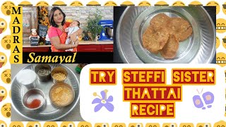 Trying Madras samayal Steffi sister தட்டை recipe😋Madras samayalrecipe thattai recipe subscribe [upl. by Bevash976]