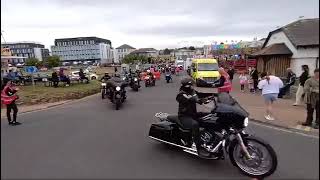 Satans Slaves motorcycle club Paignton Bike night [upl. by Hayyifas]