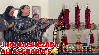 1st Zyarat Ki Majlis 🙌🏻  Jhoola Kesy Tyar Kiya Jata Hai Detailed Vlog 😭 [upl. by Kopaz]