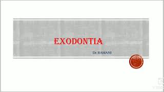 Exodontia part I [upl. by Yerot]