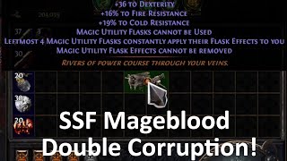 I found 2 Magebloods in SSF but will I delete one SSF Settlers League Path of Exile [upl. by Eelyah]