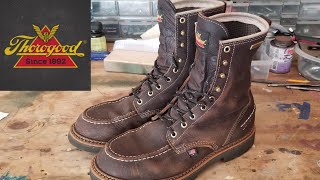 Thorogood Work Boots The 1957 Series 8quot Waterproof Upland Boot Review [upl. by Cecily666]