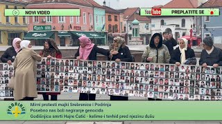 quotPored sve boli posebno nas boli negiranje genocidaquotMirni protesti majki Srebrenice i Podrinja [upl. by Laks]