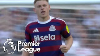 Harvey Barnes pulls one back for Newcastle against Fulham  Premier League  NBC Sports [upl. by Chryste218]