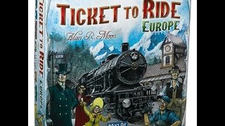 Ticket to Ride Europe  How to play [upl. by The]