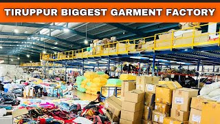 INDIAS Biggest Garment Manufacturer Tiruppur Factory  BSE Listed Company  Garment Mantra [upl. by Ellerey]