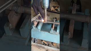 Veja como recuperamos esse eixo S torno welding torneiromecanico machine cnc machining [upl. by Adnohsak379]