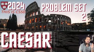 CS50 Caesar  Problem Set 2  Caesar Solution 2024 Beginners Guide [upl. by Bruyn]