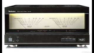 lungyimTechnics SEA100 Stereo Power Amplifier  1 [upl. by Nnaasil602]