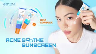 Acne Soothe Sunscreen  Sun Battle SPF 50 PA  Cica Acne Fighter 15s [upl. by Guthrey125]