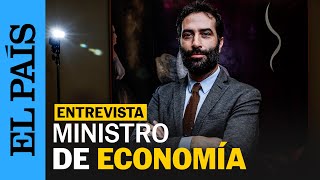 Carlos Cuerpo ministro de Economía quotTrabajaremos para que los sueldos más bajos suban más”EL PAÍS [upl. by Anitnatsnoc]