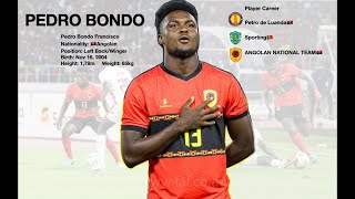 PEDRO BONDO  Left Back Angola National Team [upl. by Dora594]