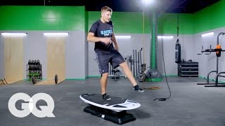 SURFSET Balance Techniques with Mike Hartwick–GQ’s Fighting Weight Series [upl. by Nelubez538]