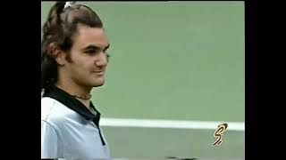 Magnus Larsson vs Roger Federer  2000 Copenhagen SF Highlights [upl. by Blessington]