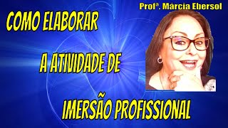 Como Fazer a Atividade Imersao Profissional Carreira e Sucesso Uniasselvi [upl. by Vasya]