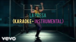 Nathy Peluso  LA PRESA KaraokeInstrumental [upl. by Shipley]