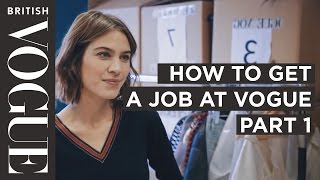 How to get into Fashion Journalism with Alexa Chung  Future of Fashion  British Vogue [upl. by Yruoc]