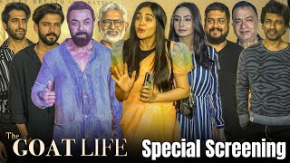 UNCUT  The Goat Life Special Screening  Bobby Deol Adah Sharma Om Raut And Many More [upl. by Ran]