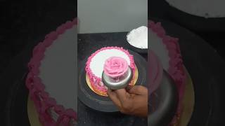 Rose cake design rosecake rosecakedesigns rosé birtdaycake cake [upl. by Atiuqiram863]