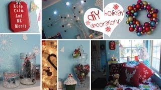 ❄7 DIY Holiday Decorations Easy Fun amp Affordable❄ Craftmas [upl. by Asek643]